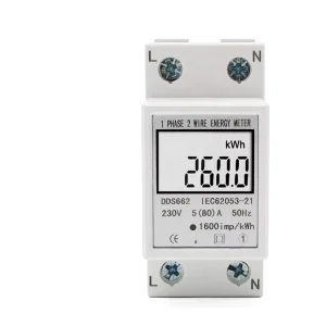 Energy Meter kWh Voltage Current Power Consumption Meter Wattmeter Electricity 220V AC