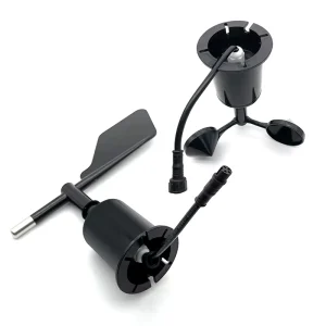 Environment Signal Output Pulse Indicator 0~70m S 3 Cup Vane Wind Speed Direction Meter Indicator Anemometer for Wind Speed