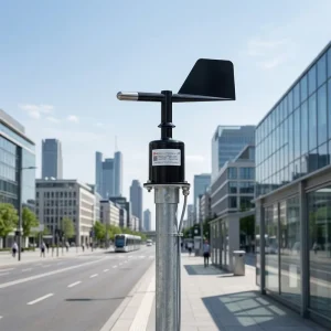 Environmental Monitoring Wind Direction Sensor 3 Accuracy IP65 RS485 0 360 for Air Quality Monitoring Station Urban Grid