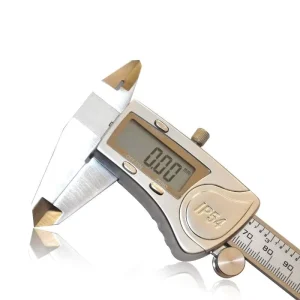 Excavator Vernier Caliper 0-200mm 8 Inch IP54 Waterproof Hardened Stainless Steel Electronic Measuring Caliper