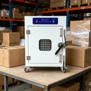 Explosion Proof Safety Cabinet for Lithium Cell Charge Discharge Cycle Reliability Test Machine Matching