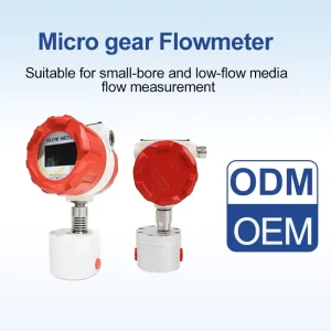 Explosion proof Circular Gear Flow Meter Local LCD Display 4-20mA RS485 Output Flow Gauge for Chemical Oil Viscous Fluid Monitor