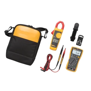 F117 and F323 Kit Multimeter and Clamp Meter Combo Kit for Residential and Commercial Electricians