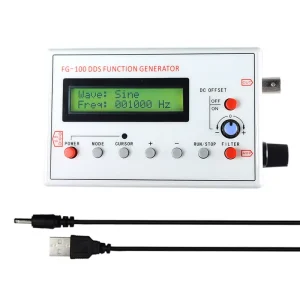 FG-100 Function Signal Generator DDS Function Signal Generator 1HZ-500KHZ
