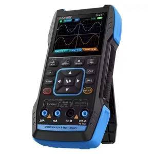 FNIRSI 2C23T Handheld Dual Channel 3 In 1 Oscilloscope Digital Multimeter DDS Function Generator 10MHZ*250MS/s