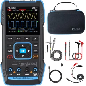 FNIRSI 2C53T Upgrade 3 In1 Oscilloscope Multimeter Signal Generator 50MHz Bandwidth 250MS Rate Dual Channel 20000 Counts