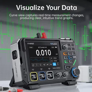 FNIRSI 2D15P Touch Screen Digital Oscilloscope Multimeter Signal Generator 3-in-1 Dual Channel 100MHz 500MSa/s 20000 Counts