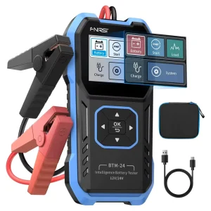 FNIRSI BTM 24 2000A CCA Car Battery Tester Multi Function 12V 24V Automotive Battery Analyzer