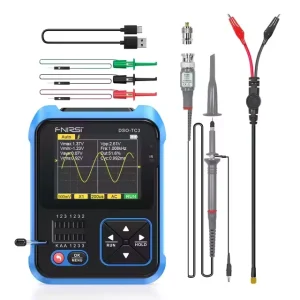 FNIRSI DSO TC3 High Profile 3in1 Digital Oscilloscope Transistor Tester Multi-function Multimeter Diode Portable 10MSa/s 8-Bit