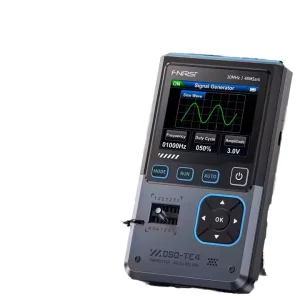 FNIRSI DSO-TC4 Upgrade 3 in 1 Digital Oscilloscope 10MHz 48Ms/s Transistor Tester Electronics Component Tester USB Charger Tools