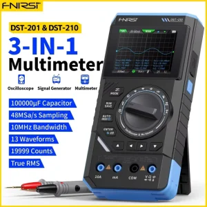 FNIRSI DST 210 Portable Oscilloscope Multimeter 48MSa/s 10MHz 2.8inch TFT DIY Electronic Maintenance Equipment
