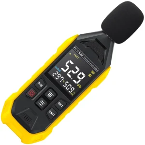 FNIRSI FDM01 Noise Measuring Instrument Sound Level Meter Digital Handheld DB Meter 30~130dB Audio Measuring Instrument