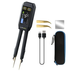 FNIRSI LCR ST1 Mini Smart Tweezer LCR SMD ESR Tester Resistance Capacitance Inductance Continuity Diode Test Measurement Tools