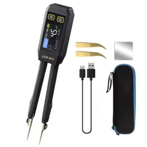 FNIRSI LCR ST1 Mini Smart Tweezer LCR SMD ESR Tester Resistance Capacitance Inductance Continuity Diode Test Measurement Tools