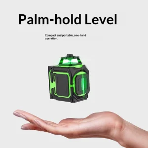 FQT-5 5 Line High Precision Wall Mounted Laser Infrared Level Meter with Green Light Automatic Leveling