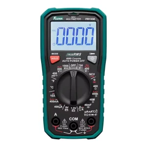 FR133 Series 4000 Counts 600V Ohm True RMS Manual Range Basic Multi Tester Electrical Meter Digital Multimeter Tool