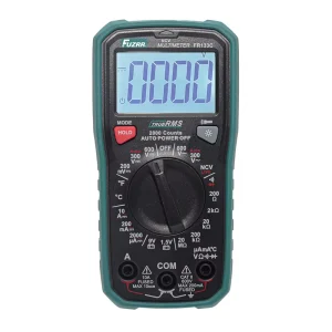 FR133C 2000 Counts 600V Ohm True RMS Manual Range Basic Multi Tester Electrical Meter Digital Multimeter