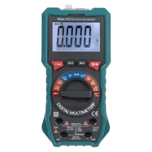 FR17C Handheld Multimeter 6000 Counts for Measure Voltage Current Resistance Diodes Continuity Capacitance with NCV Function