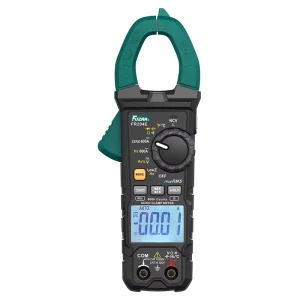 FR204E Digital Clamp Meter 6000 Counts True RMS AC/DC 1000A Ohm LowZ NCV Multimeter with Resistance Diode Measurements