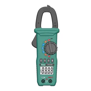 FR205D Digital Clamp Meter 6000 Counts 200A AC DC Clamp Meter Digital Ammeter Clamp Meter Multimeter