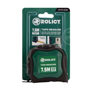 Factory 7.5M 25FT Retractable Tape Measure Easy Read Auto Lock Measurement Tape for Construction