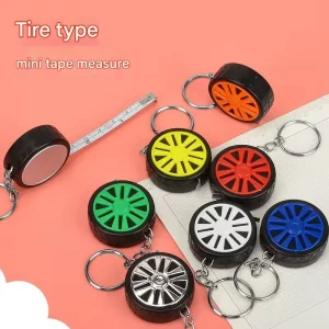 Factory Direct 1m Tire Shaped Mini Steel Tape Measure