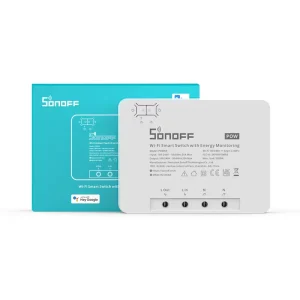 Factory Direct 5500W Smart WiFi Switch Pow R3 25A Power Metering with Overload Protection Energy Saving Wireless for 220V