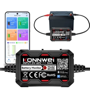 Factory Direct BK400 Car Battery Tester Bluetooth Monitor Lead Acid Lithium with GPS