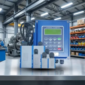 Factory Direct DN100 Clamp on Ultrasonic Flow Meter Non invasive Without Pipe Cutting for HVAC Air Conditioning Systems