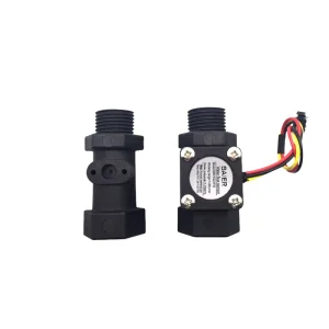 Factory Direct G1/2″ Plastic Hall Effect Water Flow Sensor 1 30L/min 10% Accuracy OEM Water Flowmeter SEN HZ21FW