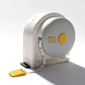 Factory Direct New Portable Self winding 2 in 1 Metric Tape 3m Steel Tape + 1.5m Fiber Tape High Visibility Case Automatic