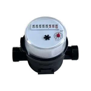 Factory Direct Nylon Material Single Jet Mechanical Water Meter Without Valve for Bulk Orders