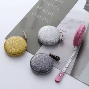 Factory Direct Sale Pu Tape Measure Body Measuring Tape Sewing Fiberglass Leather Tape Measure With Printed Logo