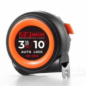 Factory Direct Sales Portable ABS High Quality Metric Automatic Return Shock-Resistant Steel Tape Measure High Visibility Case