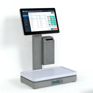 Factory Direct Supermarket Weighing Scale Touch Screen POS System Cash Register Barcode Label Printer AI Recognition Bluetooth