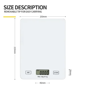Factory High precision LCD Weighing Scales with Touch Screen and Tempered Glass