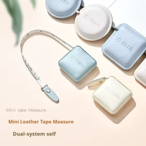 Factory MNQ Brand Custom Logo UV Printing Promotional Mini Leather Tape Gift Box