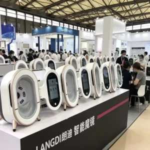 Factory OEM 12 Indicators Multi-language AI Smart Facial Skin Analyze for Cosmetics and Beauty Salon