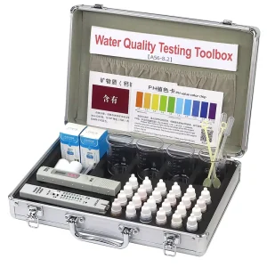 Factory OEM Custom Aluminum Alloy Water Quality Meter & Reagent Kit for Aquarium & Pool Testing Freshwater Aquaculture Use