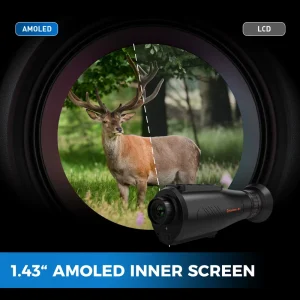 Factory OEM ODM Portable Outdoor WiFi Hunting Camera Thermal Hand Held Monocular Optics Telescopic 8X 4x 2x 1Zoom