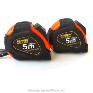 Factory Popular Auto Lock Tape Measure Thicker Rubber Cover Heavy Duty Steel Retractable Measuring Tape