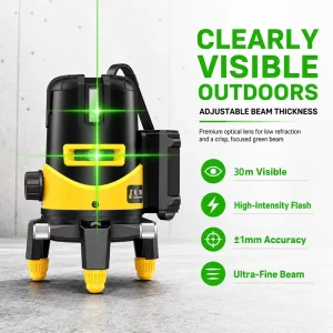 Factory Portable Straight Line Laser Level for Cabinet Installation Door Window Frame Alignment DIY Construction
