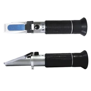 Factory Price Handheld Battery Powered Cattle Colostrum & Milk Refractometer Hydrometer for Veterinary Clinic Use