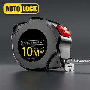 Factory Professional Steel Tape Measure Ruler Self-Locking Retractable Durable Highly Accurate Transparent Measurement
