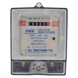 Factory Quality 1p Single Phase Din Rail Electric Power Smart Analog Digital Energy Meter Kilo Watt Hour Meter