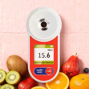 Factory Supplier Digital Fruit Brix Meter Sugar Content Detector for Fruit Vegetable Juice Drink 0-55% Range