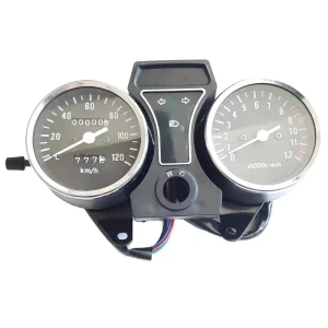 Factory Supply GN125 Motorcycle Speedometer 12V Electric Type 12 Month Warranty