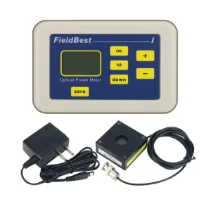FieldBest Premium Laser Power Meter 10mW 50W Optical Power Meter with High Accuracy 10mW Resolution for Fiber Optic Equipment