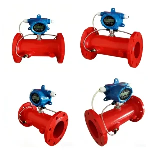Fire Pump Main Pipe Flow Switch Dual-probe Ultrasonic Water Flow Sensor Automatic Pump Start Flow Controller