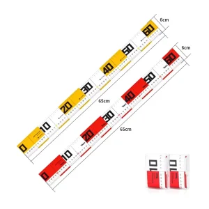 Fish Measuring Tape Adhesive Backing Fish Ruler Sticker for Fishing Boats